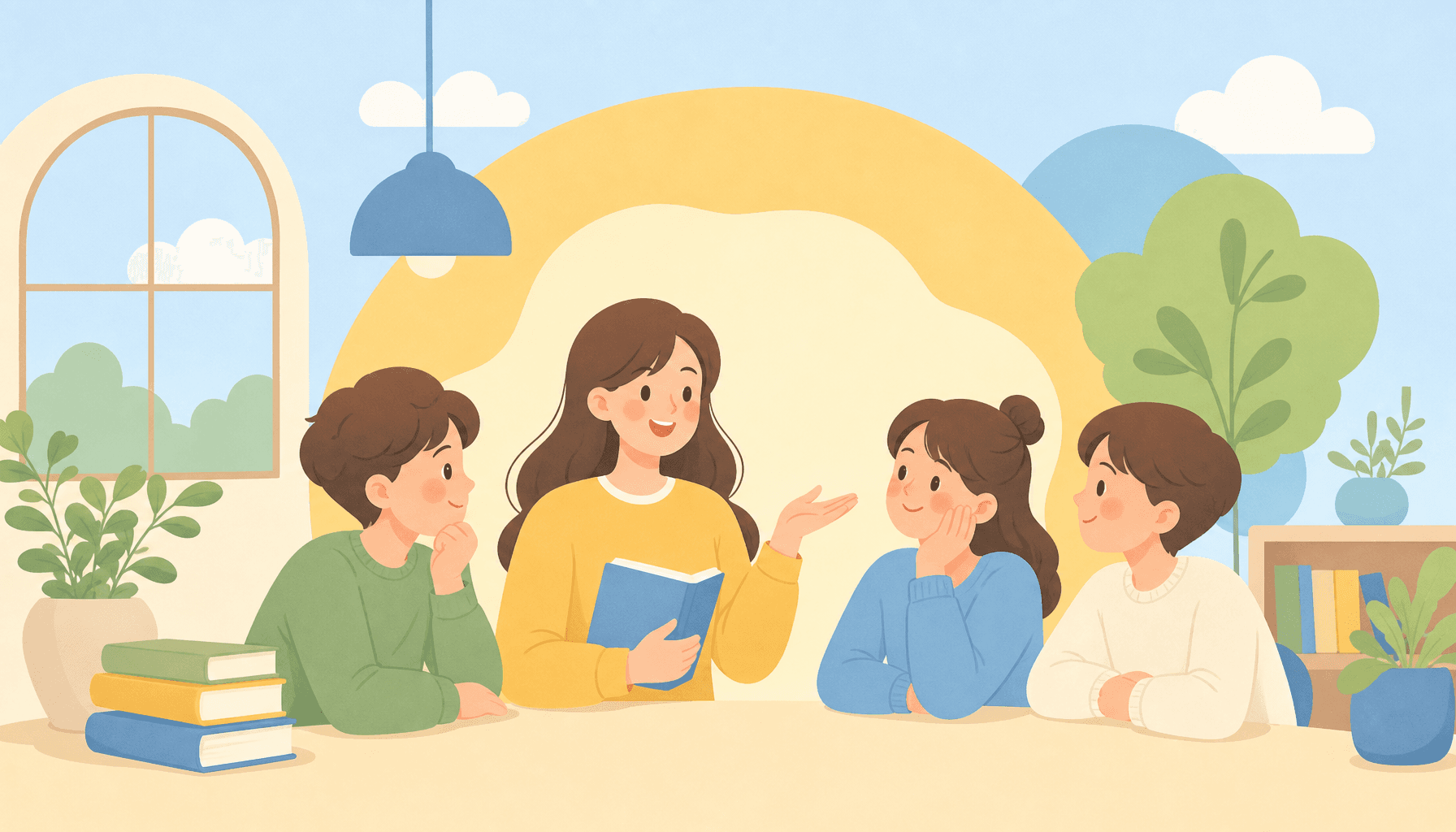 BE동사편 관련 일러스트