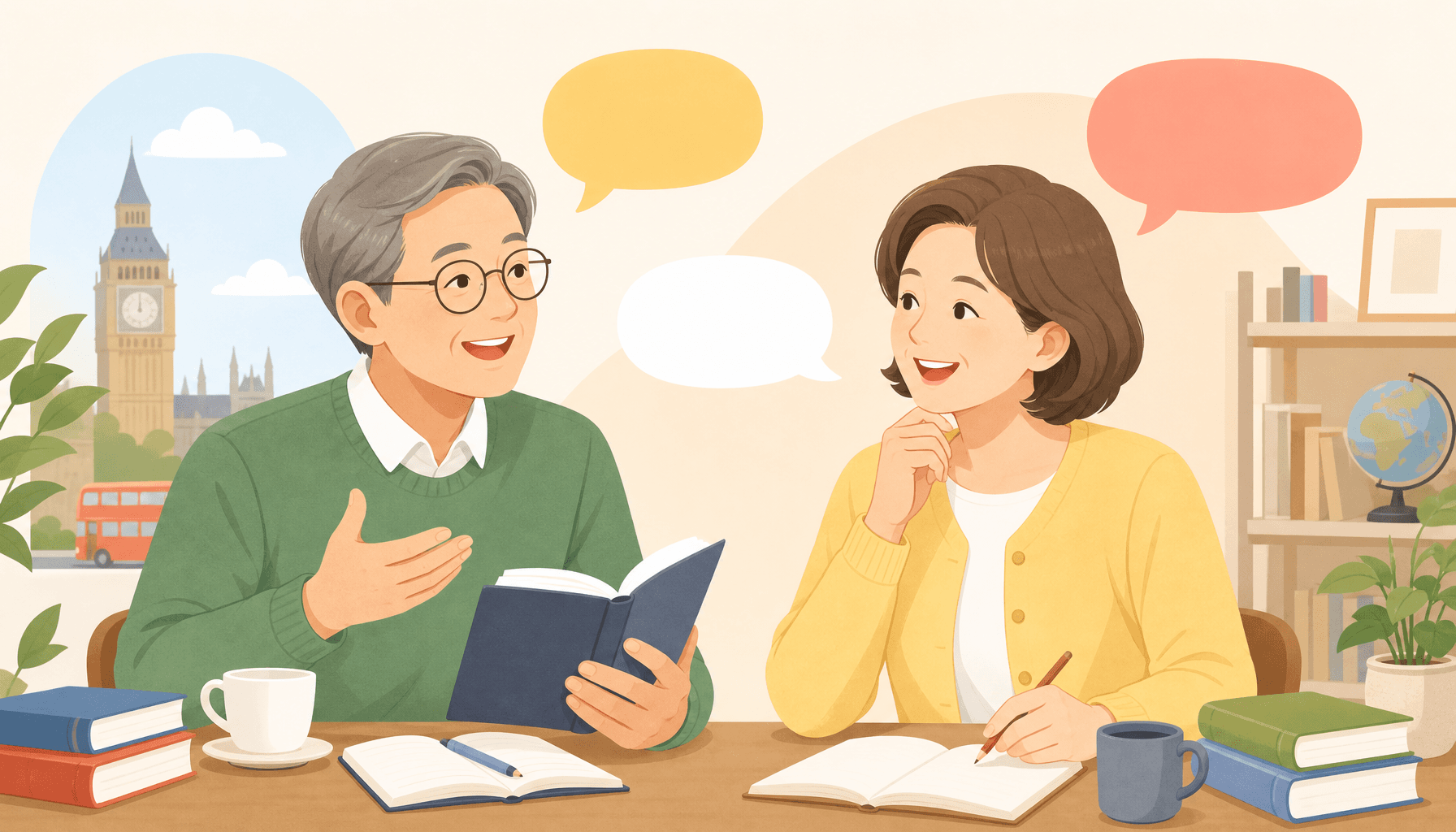 50대 영어 공부, 젊은 사람보다 유리한 점
